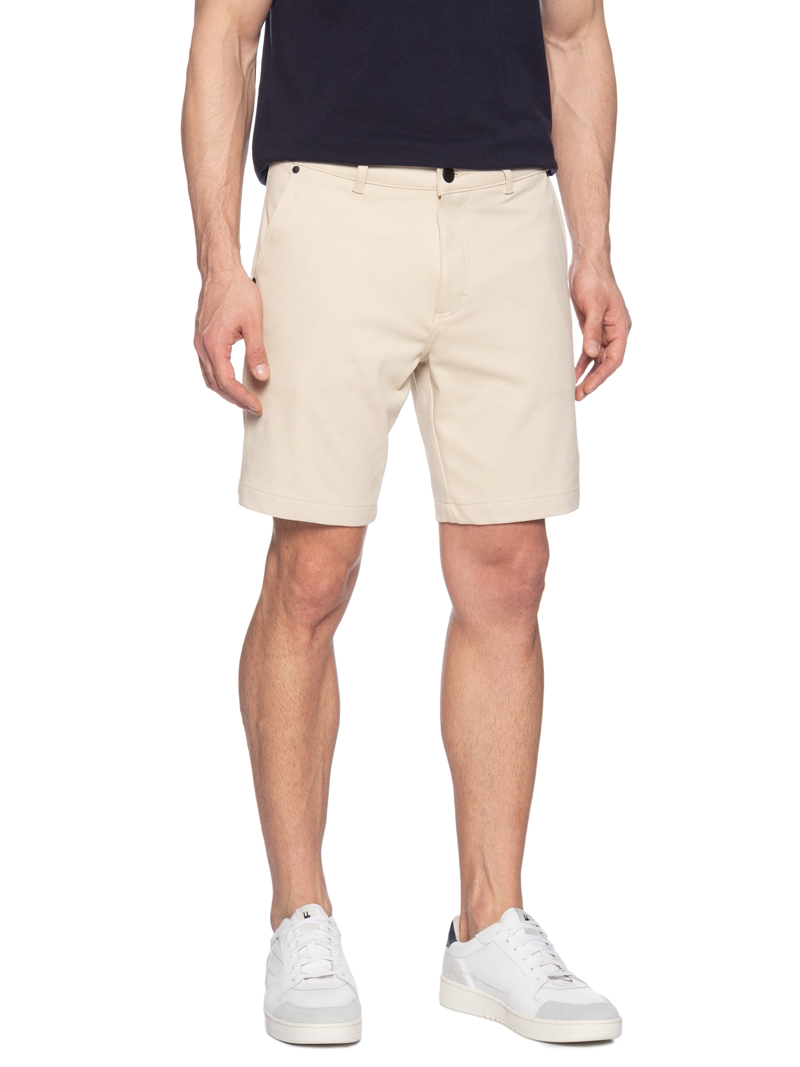 Bermuda Masculina 247 Bege Oficina Reserva