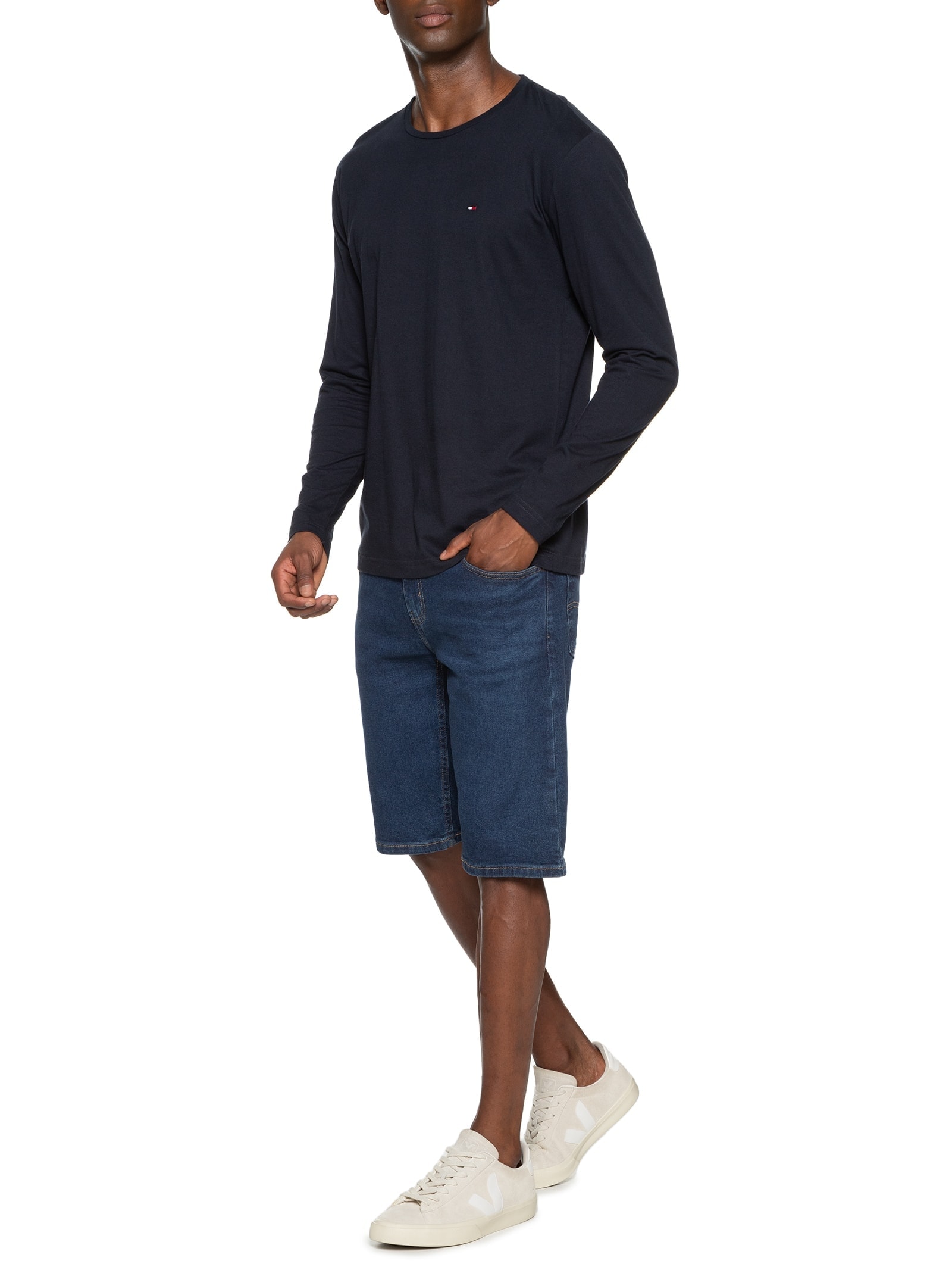 Bermuda Masculina 405 Regular Azul  Levi's