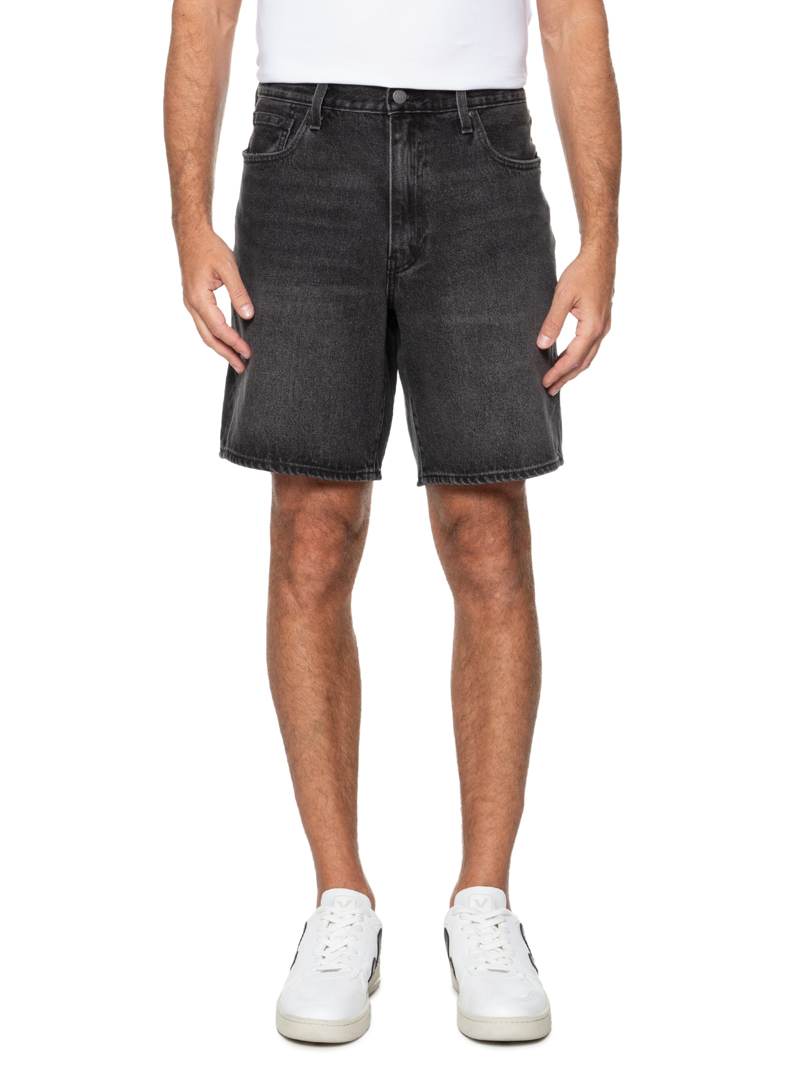 Bermuda Masculina 468 Loose Preto Levi's