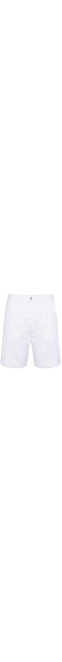 BERMUDA MASCULINA 5 POCKETS LISA - BRANCO