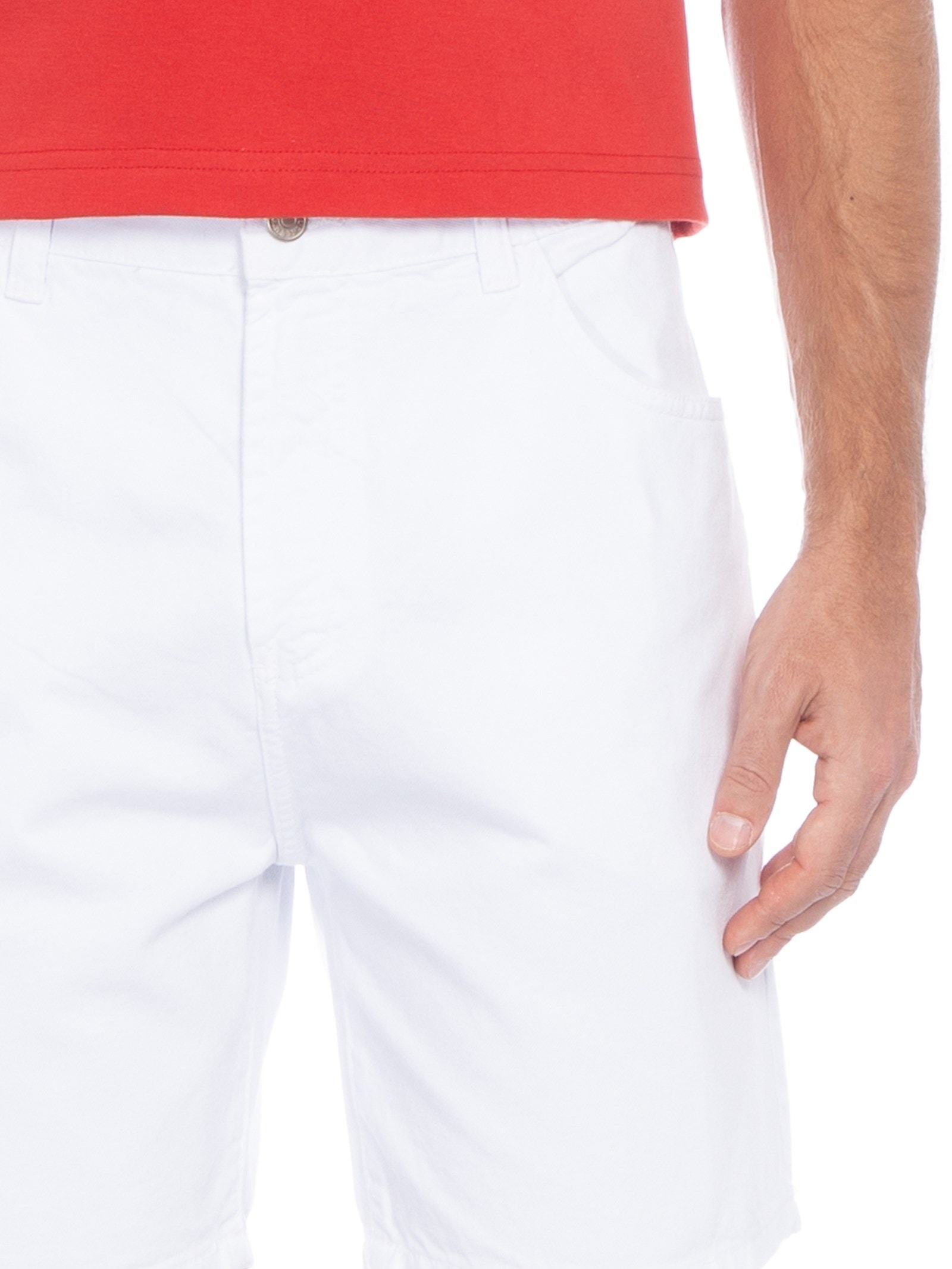 BERMUDA MASCULINA 5 POCKETS LISA BRANCO Osklen