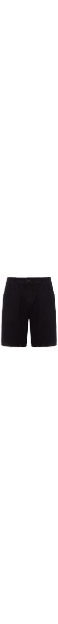 Bermuda Masculina 5 pockets Lisa - Preto