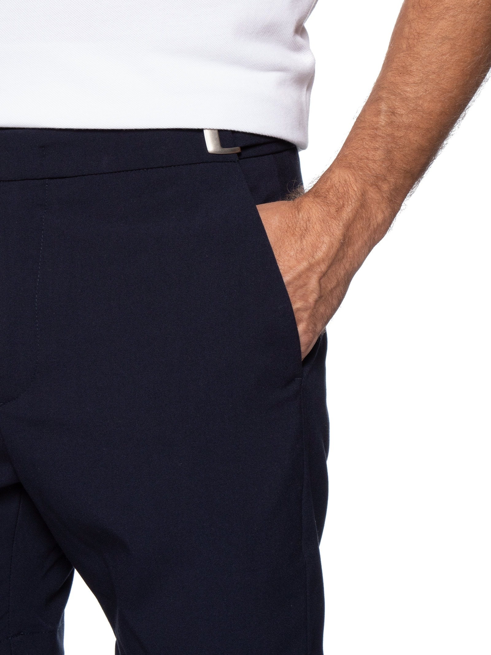 Bermuda Masculina Alfaiataria Azul '2 Essential