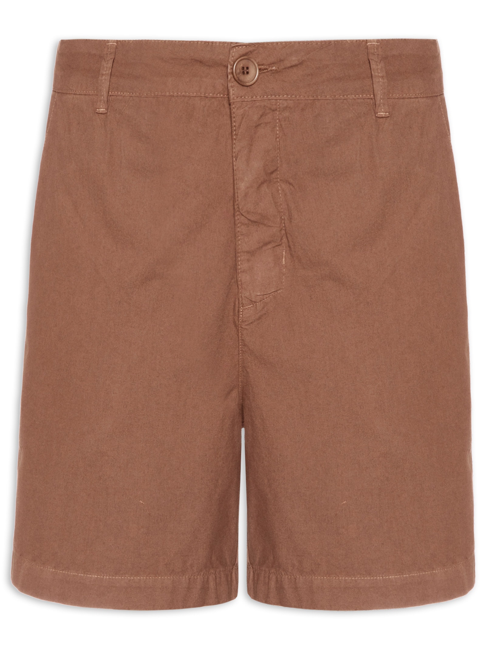 Bermuda Masculina Alfaiataria Basic Line Marrom Osklen