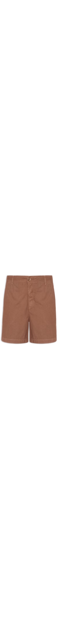Bermuda Masculina Alfaiataria Basic Line - Marrom