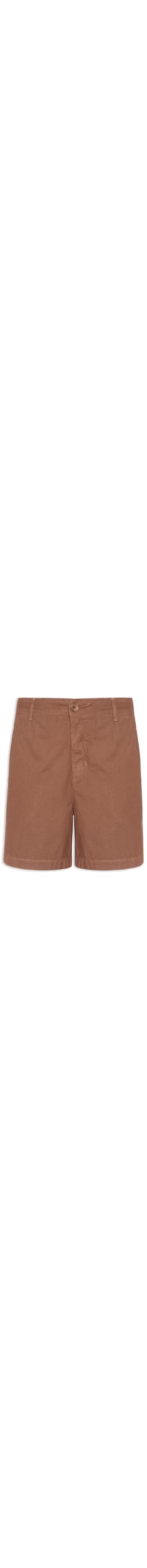 Bermuda Masculina Alfaiataria Basic Line - Marrom