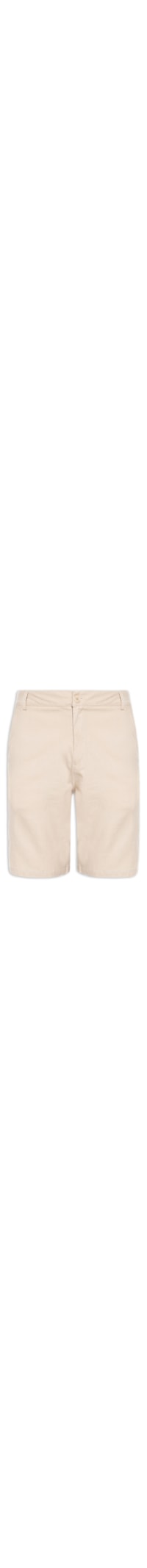 Bermuda Masculina Alfaiataria Basic Linen - Bege