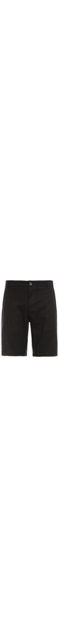 Bermuda Masculina Alfaiataria Basic Linen - Preto