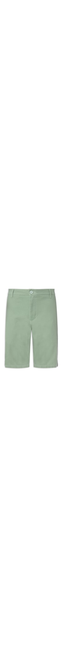 Bermuda Masculina Alfaiataria Basic Linen - Verde