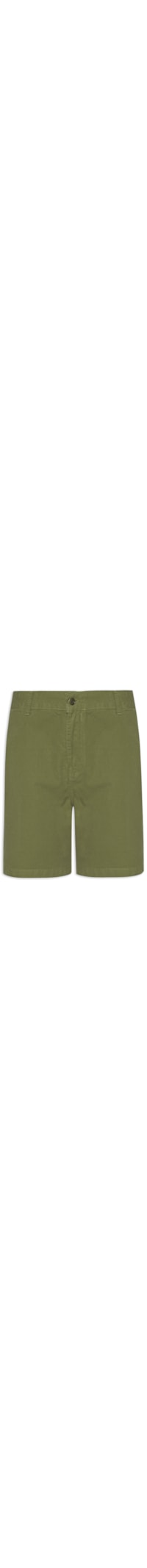 Bermuda Masculina Alfaiataria Cotton E-Basics - Verde