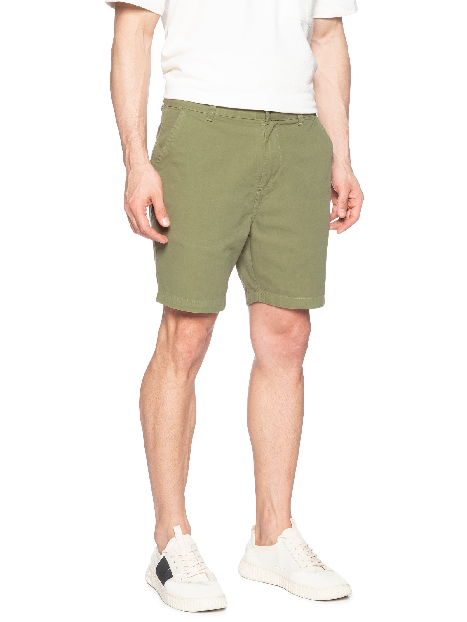 Bermuda Masculina Alfaiataria Cotton E-Basics Verde Osklen