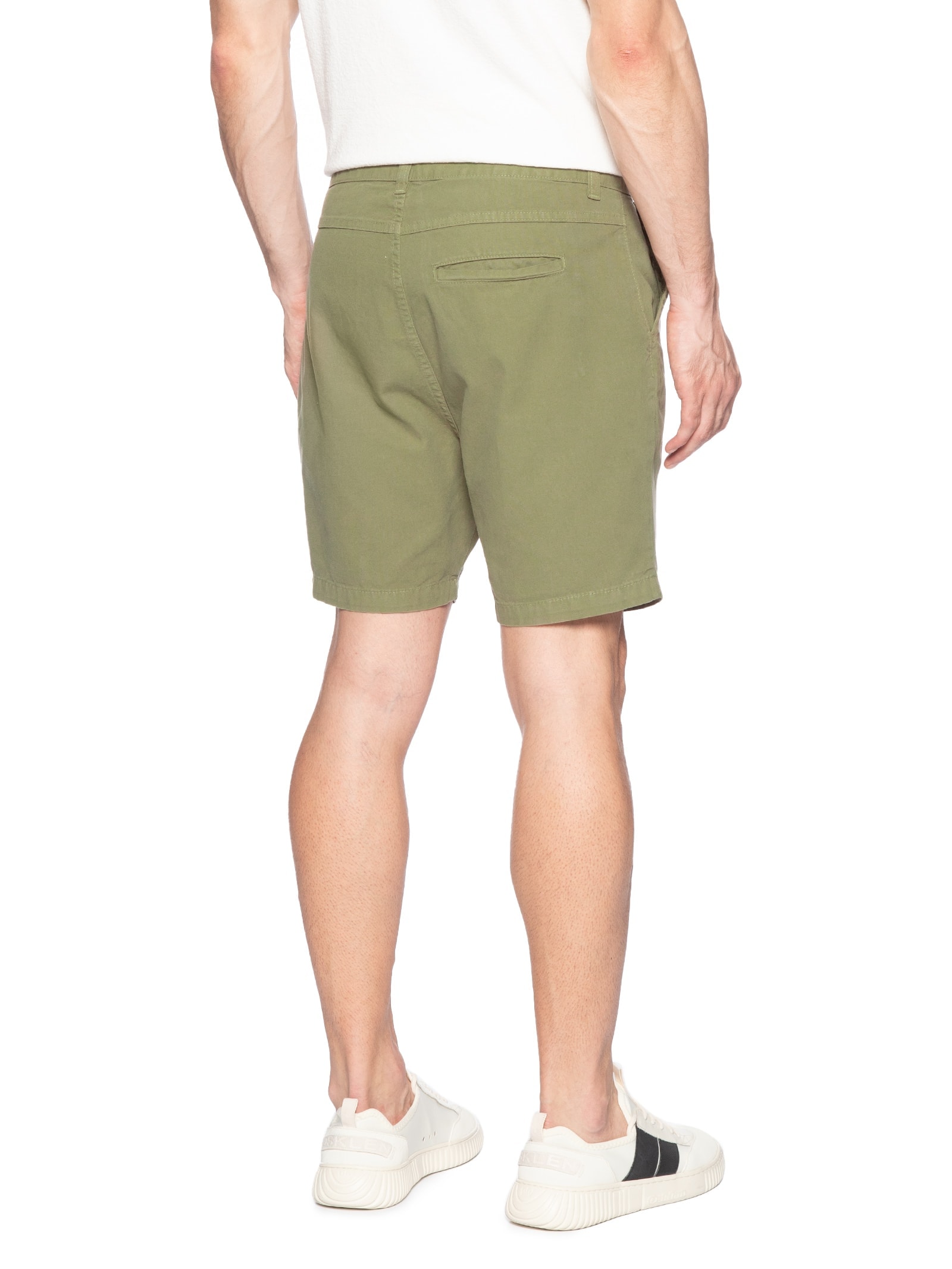 Bermuda Masculina Alfaiataria Cotton E-Basics Verde Osklen