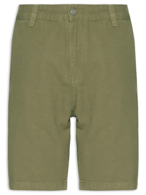 Bermuda Masculina Alfaiataria E-basics – Verde
