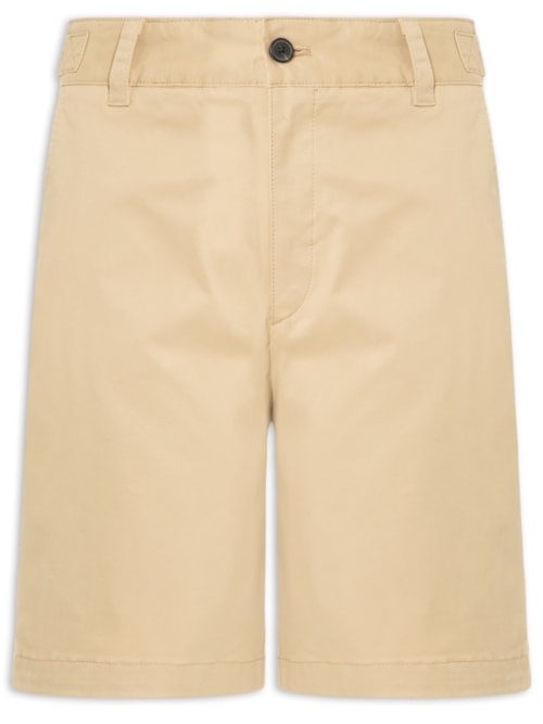 Bermuda Masculina Alfaiataria Genar261S – Bege