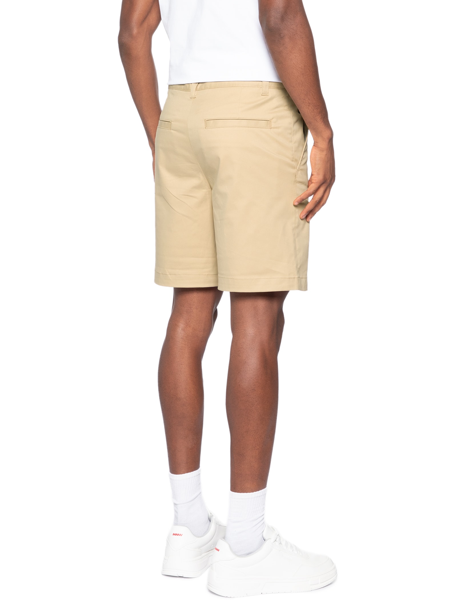 Bermuda Masculina Alfaiataria Genar261S Bege Hugo