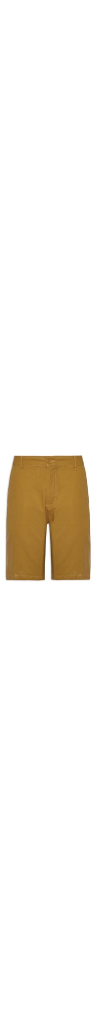 Bermuda Masculina Alfaiataria Linen Blithe - Amarelo