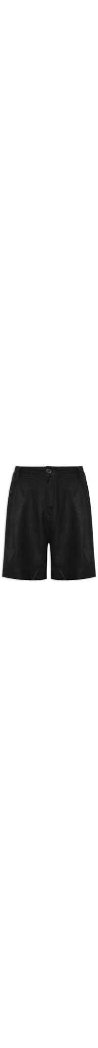 Bermuda Masculina Alfaiataria Linen Jazz - Preto