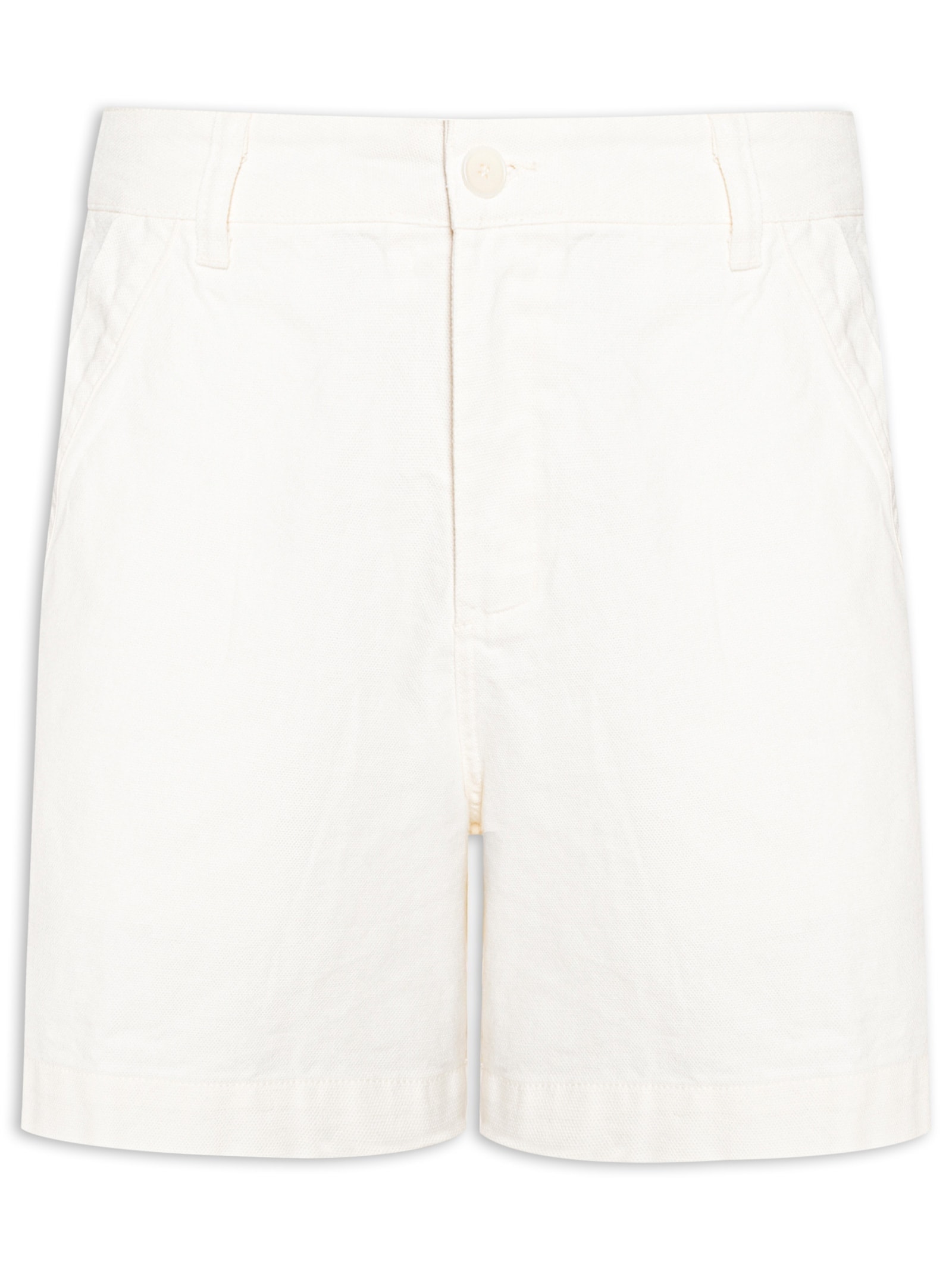 Bermuda Masculina Alfaiataria New Flow Basic Branco Osklen