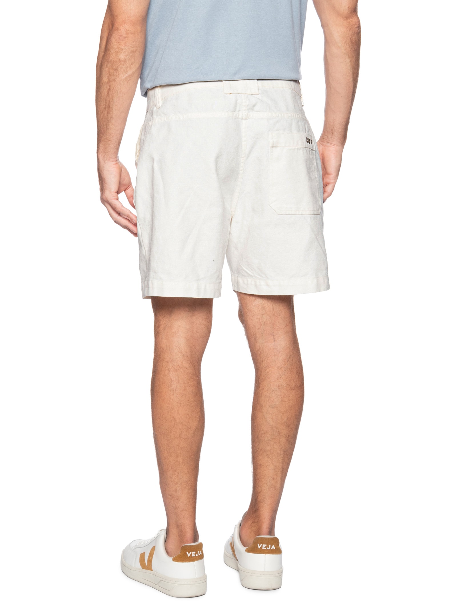 Bermuda Masculina Alfaiataria New Flow Basic Branco Osklen