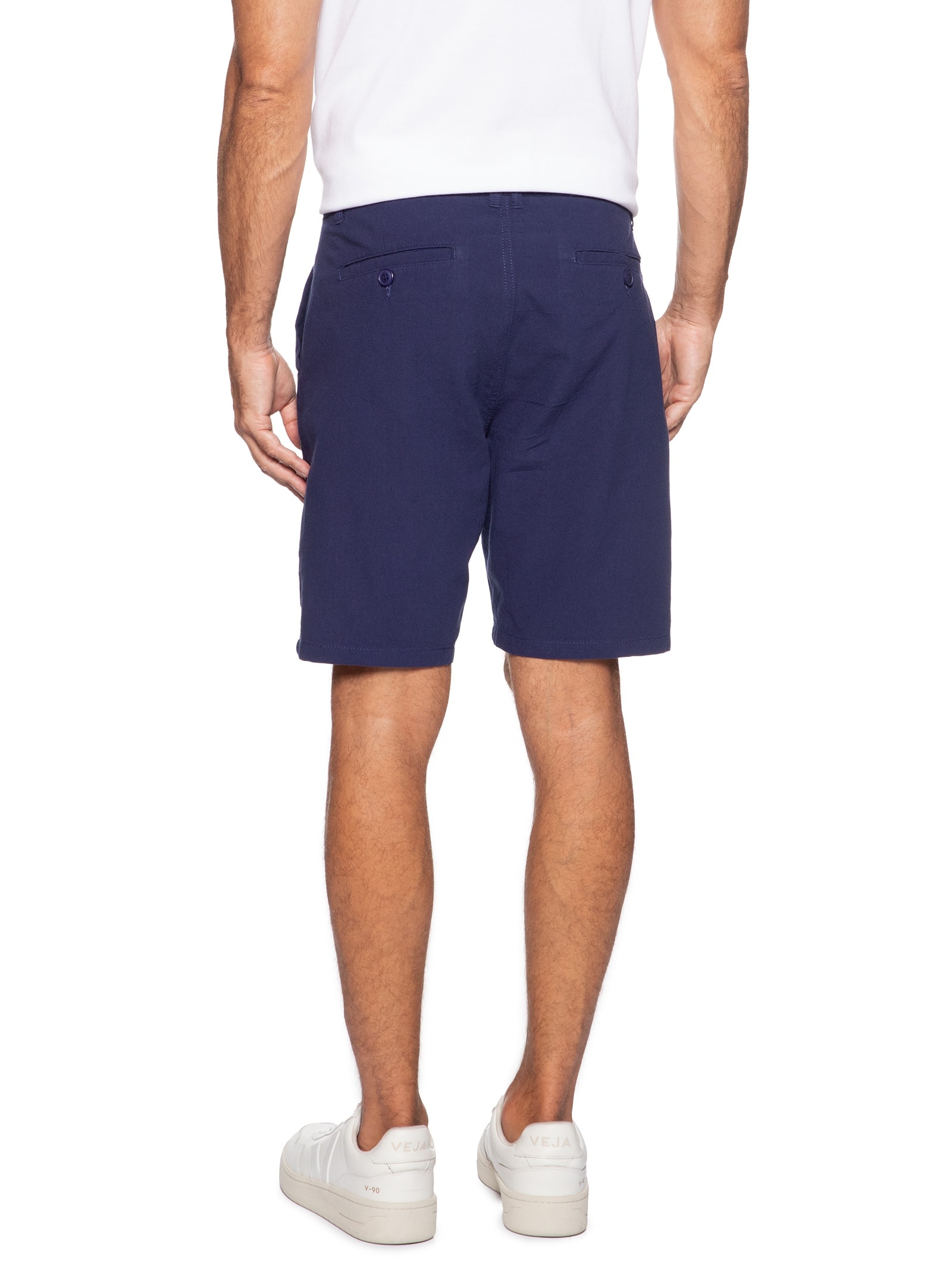 Bermuda Masculina Algodão Ocean Azul '2 Essential