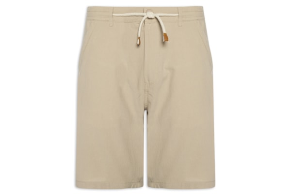 Bermuda Masculina Algodão Ocean - Bege
