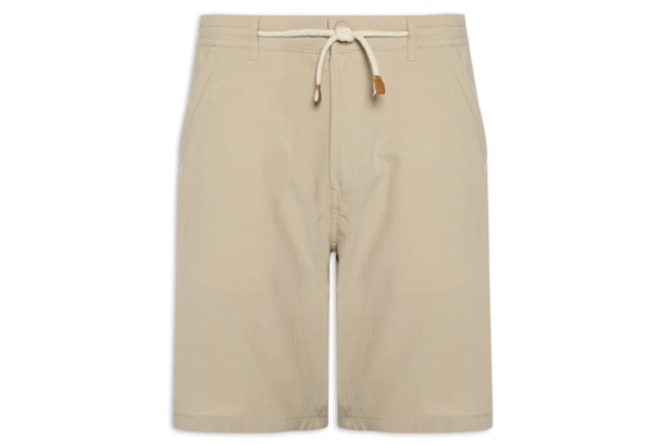 Bermuda Masculina Algodão Ocean - Bege