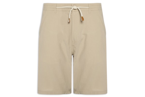 Bermuda Masculina Algodão Ocean - Bege