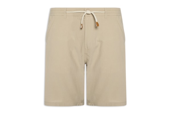 Bermuda Masculina Algodão Ocean - Bege