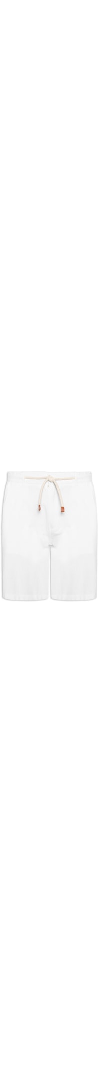 Bermuda Masculina Algodão Ocean - Branco