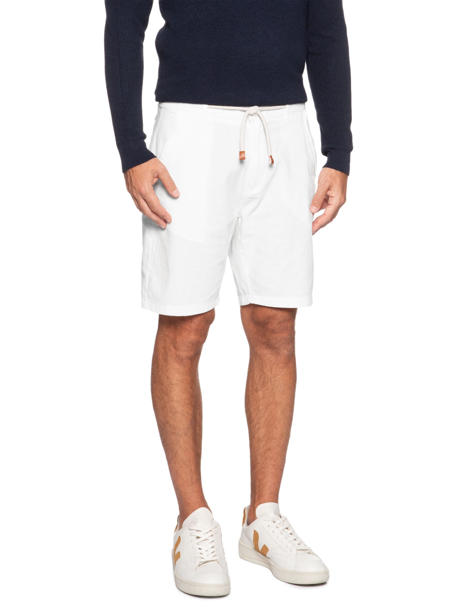 Bermuda Masculina Algodão Ocean Branco '2 Essential