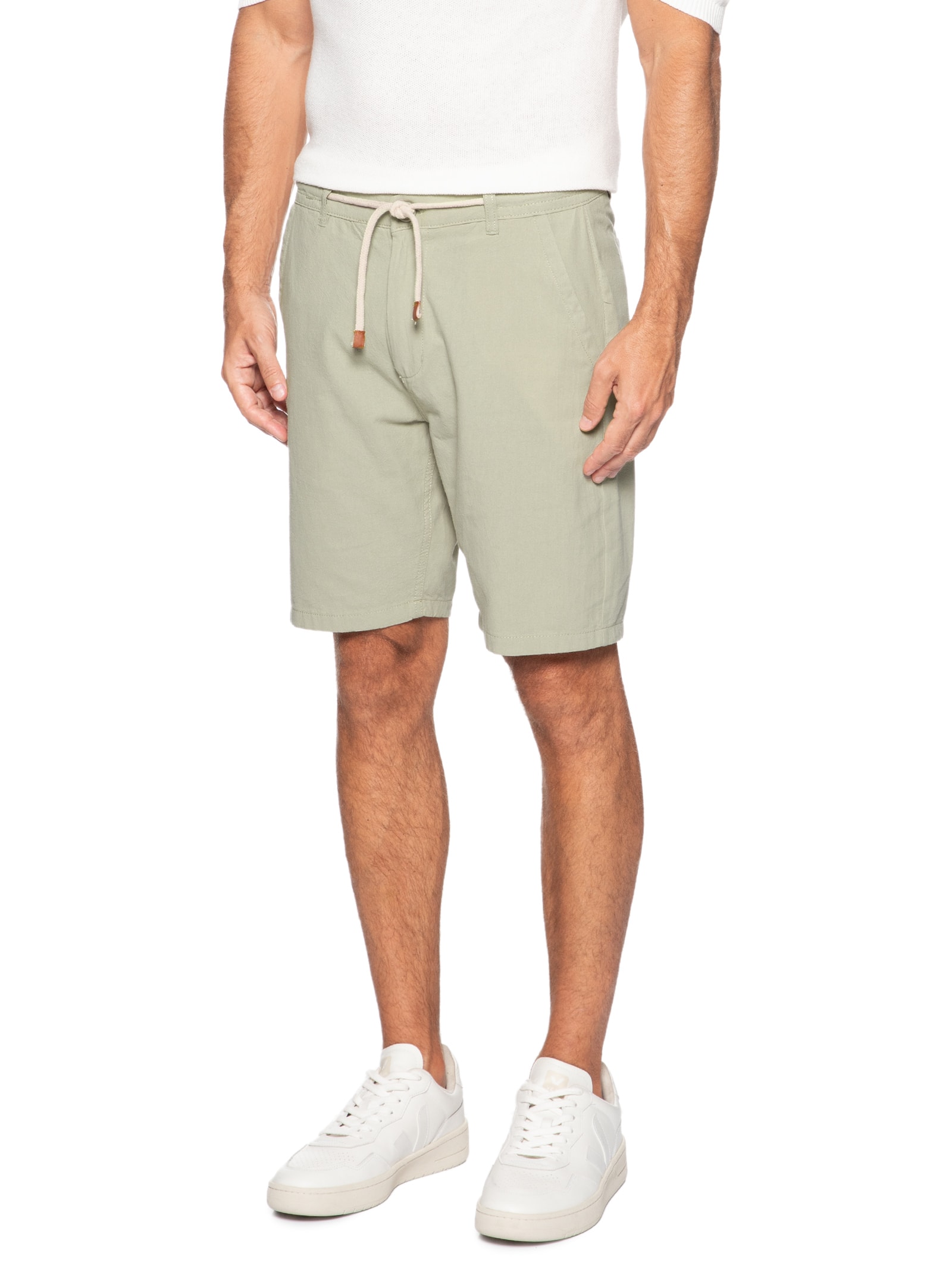 Bermuda Masculina Algodão Ocean Verde '2 Essential