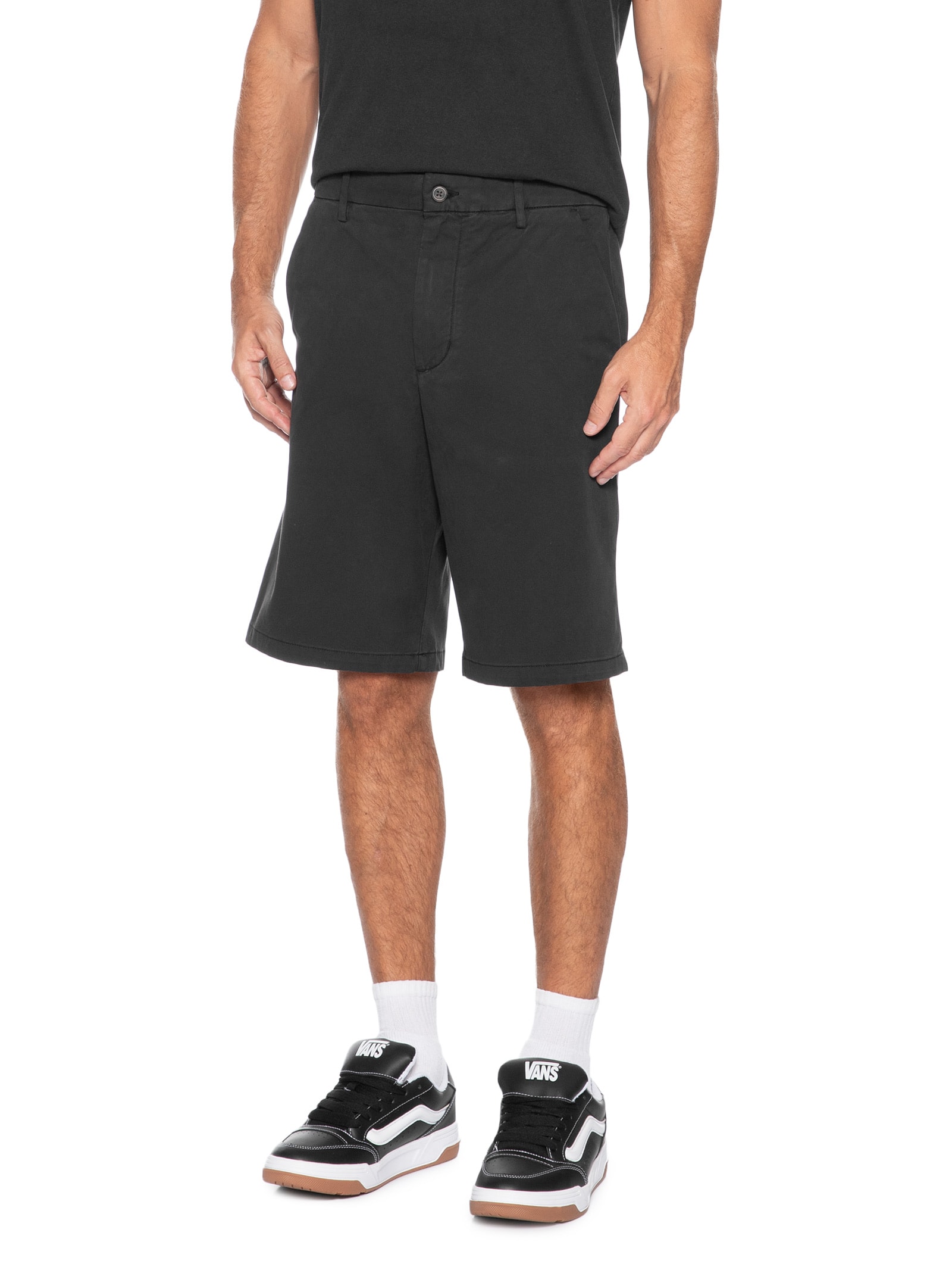 Bermuda Masculina Baggy Chino Short Preto Cotton On