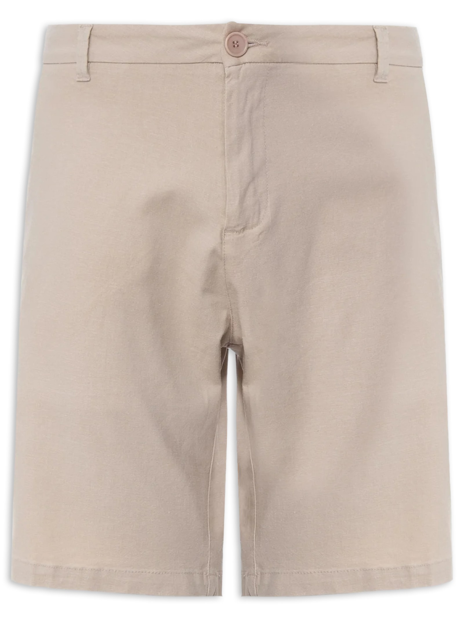 Bermuda Masculina Basic Linen Bege Osklen