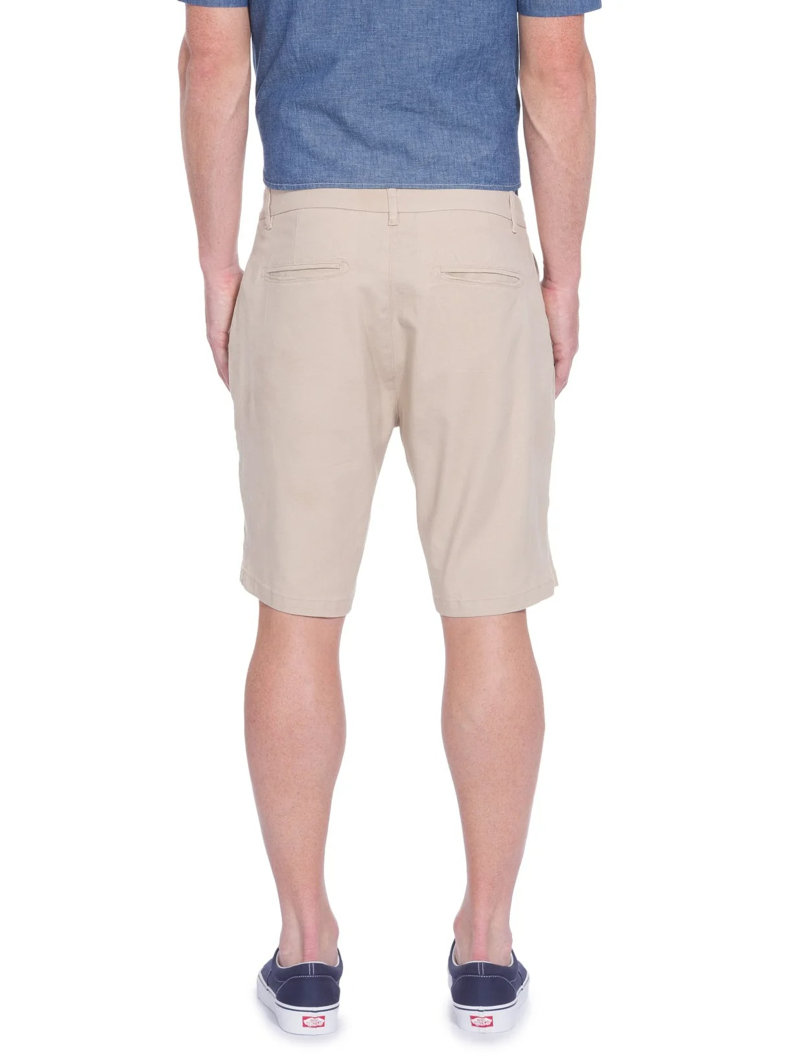 Bermuda Masculina Basic Linen Bege Osklen