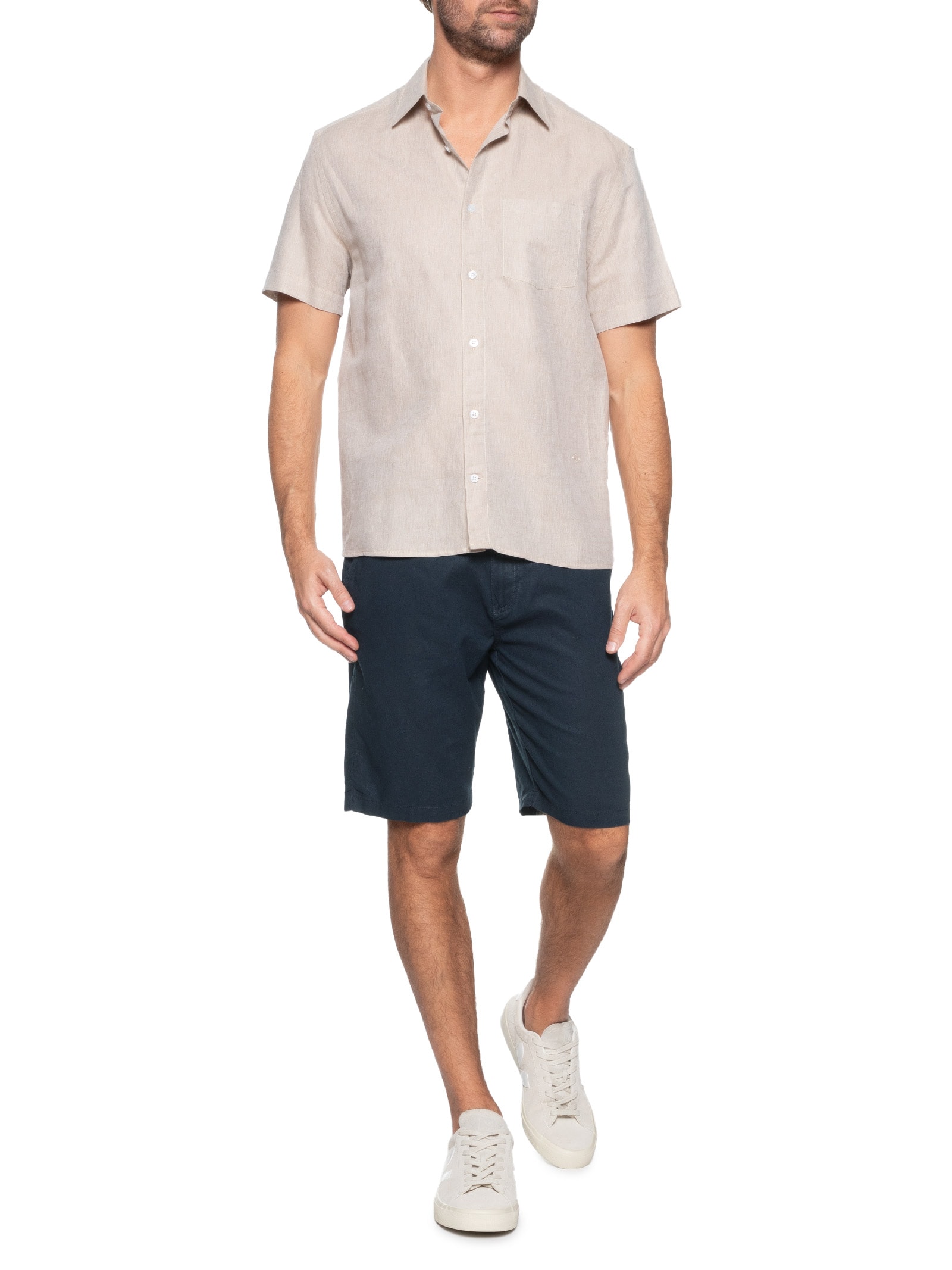 Bermuda Masculina Básica Azul  '2 Essential