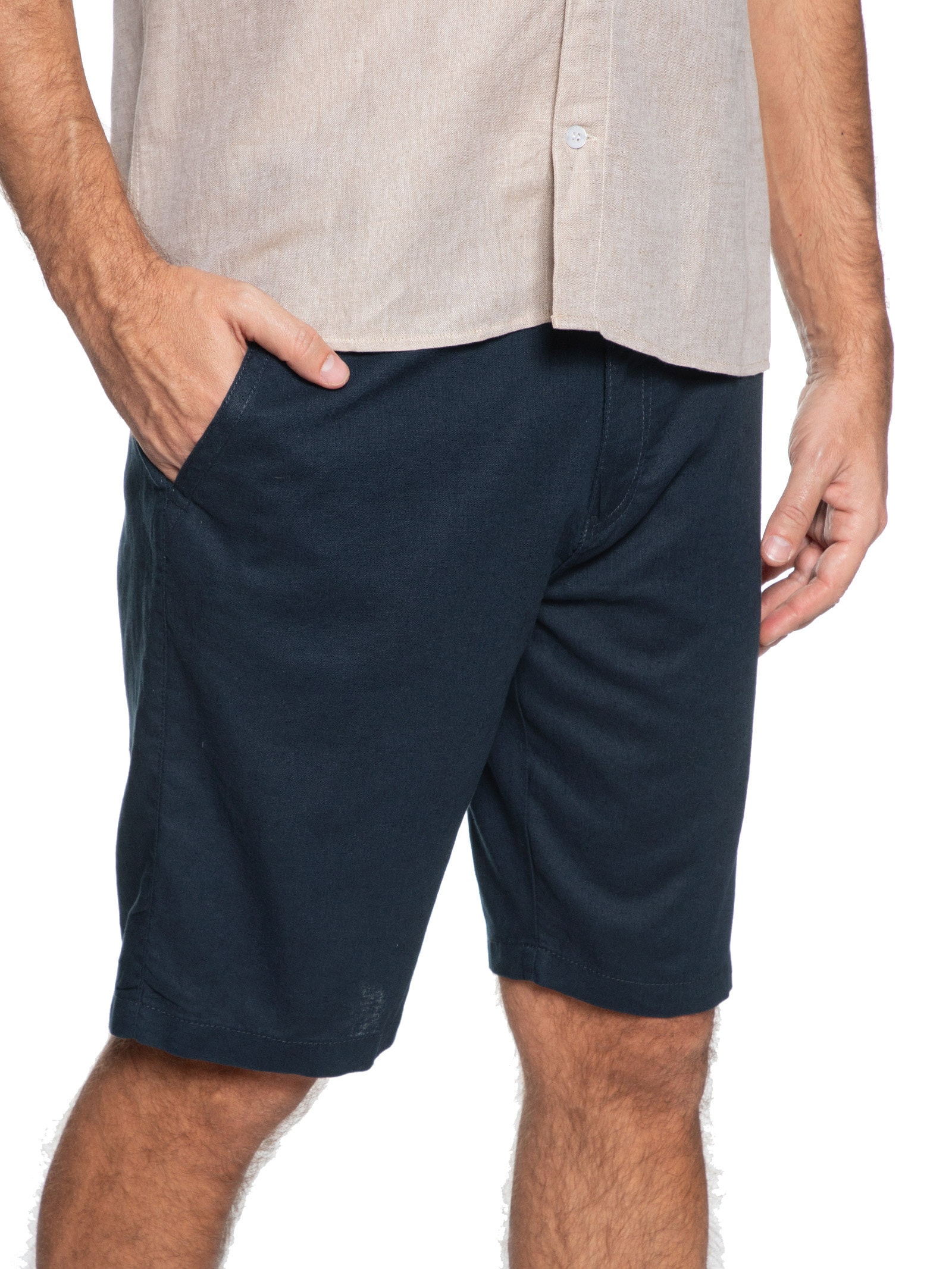 Bermuda Masculina Básica Azul  '2 Essential