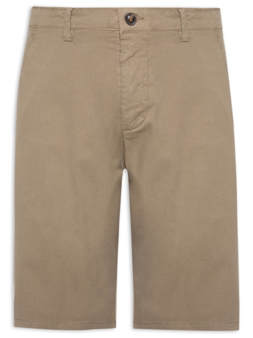 Bermuda Masculina Básica – Bege