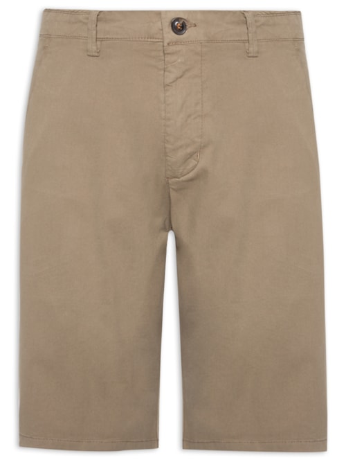 Bermuda Masculina Básica - Bege