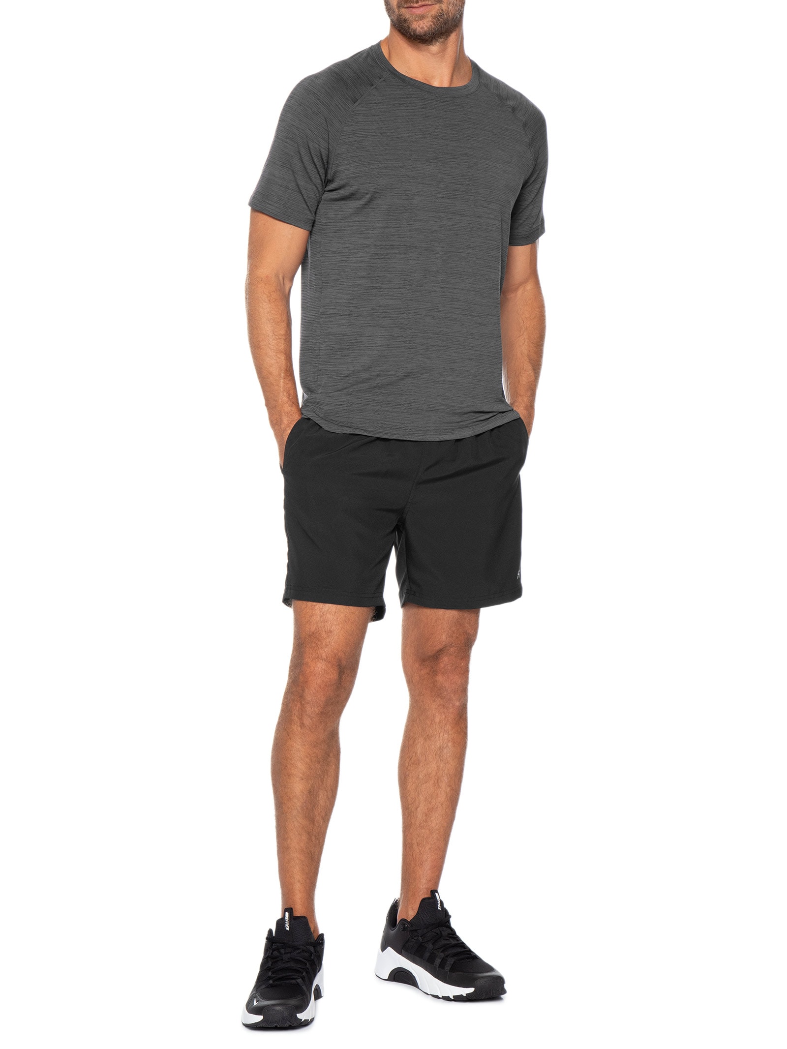 Bermuda Masculina Básica Esportiva Preto Hering Sports