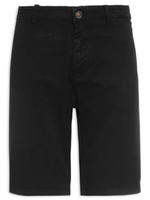 Bermuda Masculina Básica – Preto