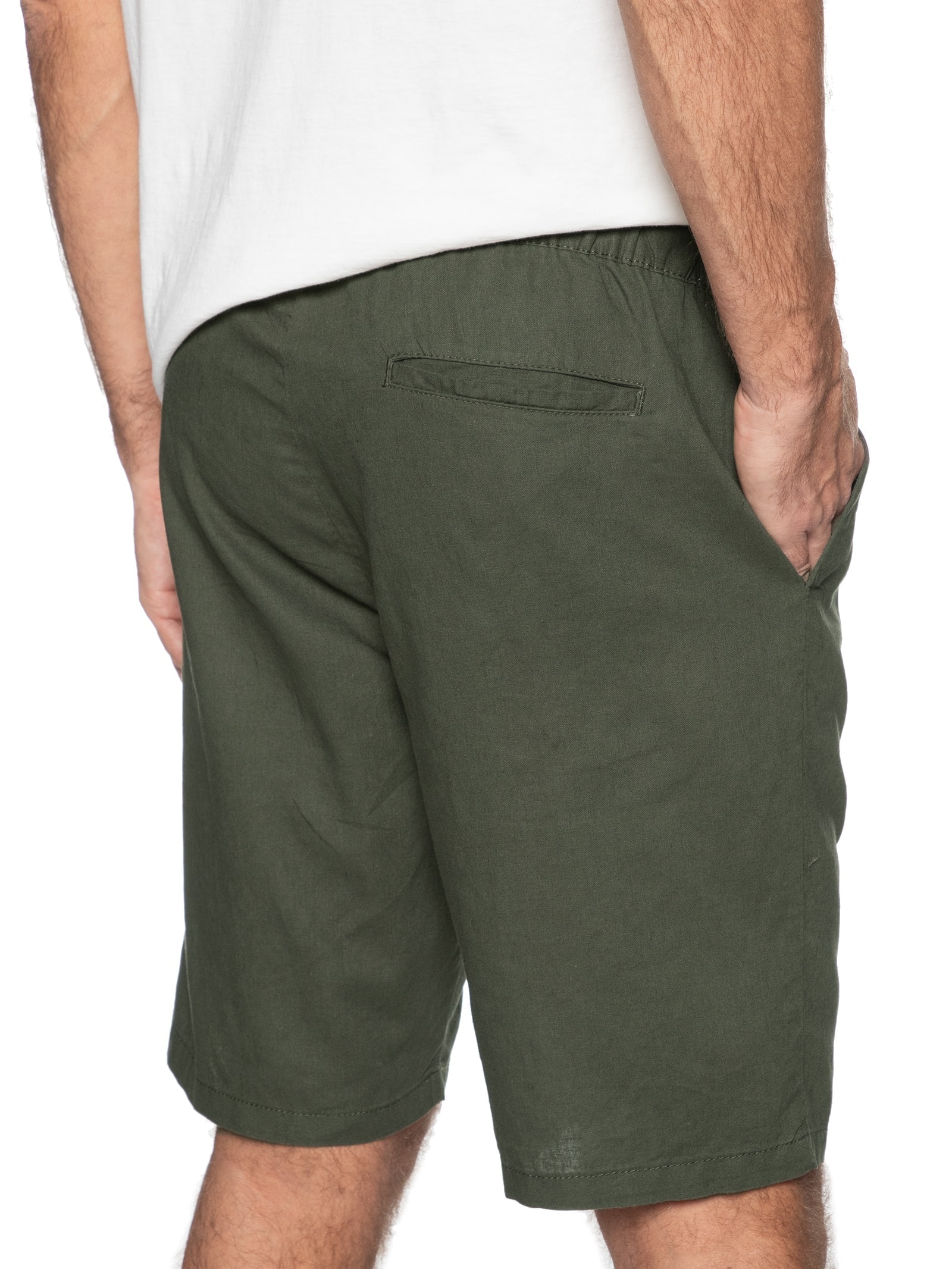 Bermuda Masculina Básica Verde '2 Essential