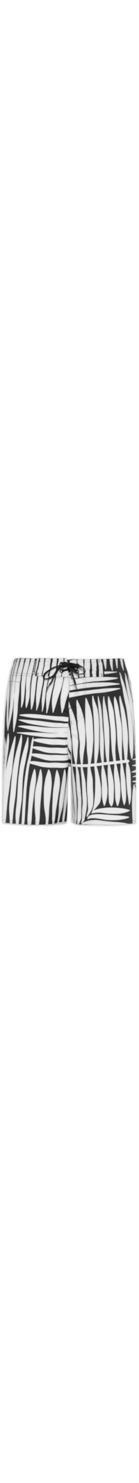 Bermuda Masculina Beachwear Aquaone Flex Geographic Lea - Preto