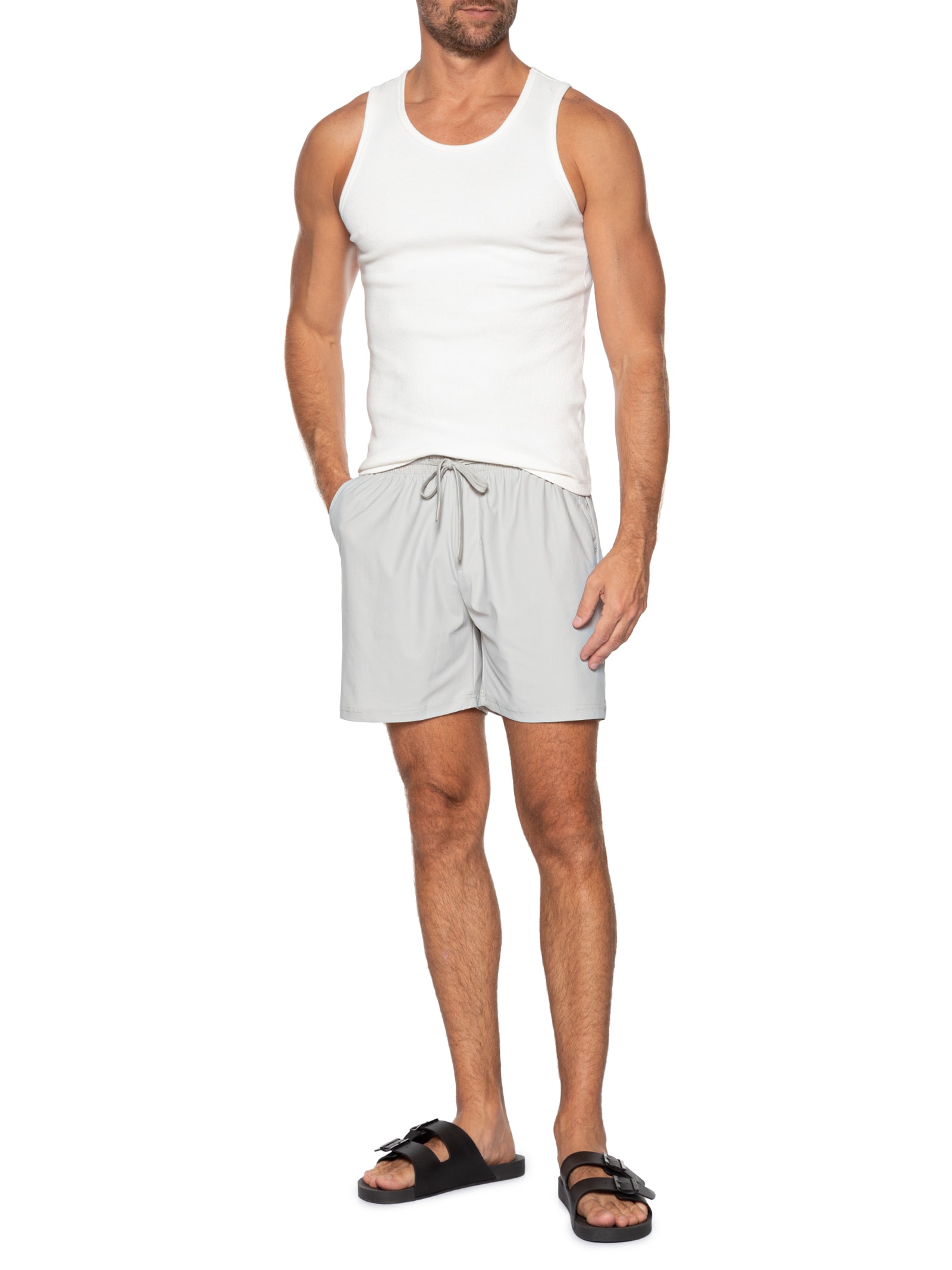 Bermuda Masculina Beachwear Bege '2 Essential
