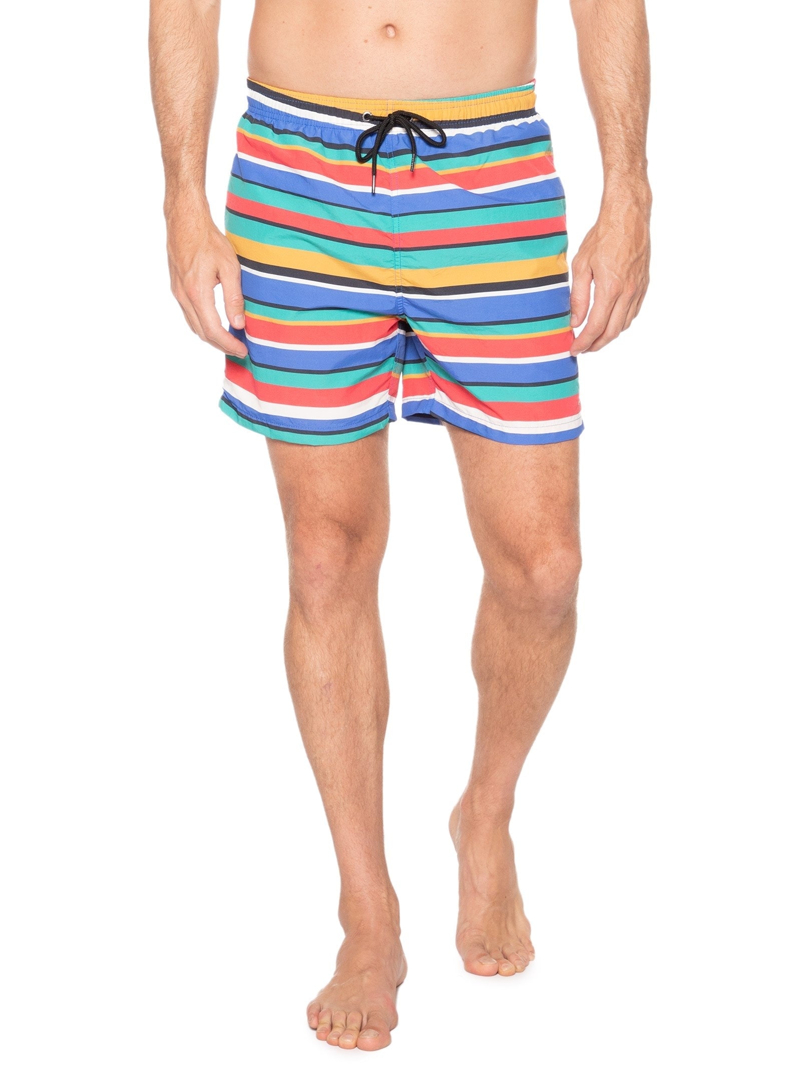 Bermuda Masculina Beachwear Estampado Azul Colcci