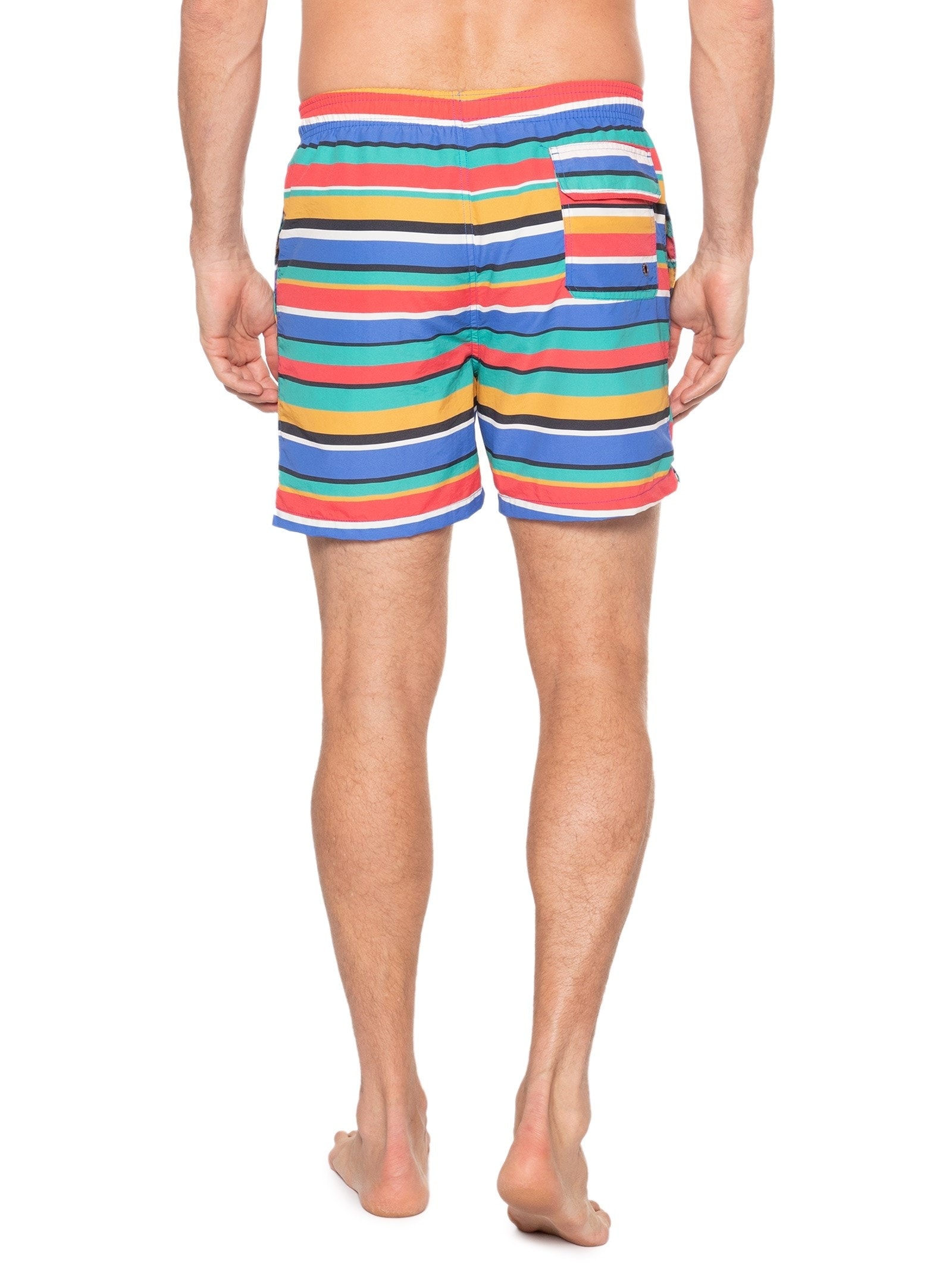 Bermuda Masculina Beachwear Estampado Azul Colcci