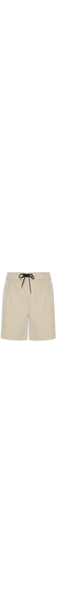 Bermuda Masculina Beachwear Midi Mescla - Bege