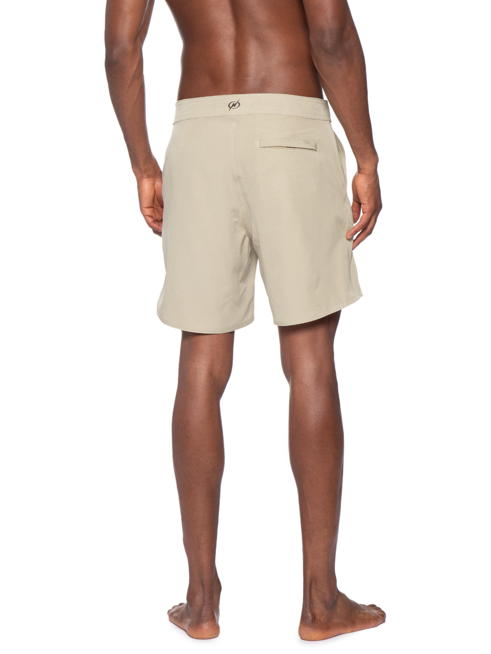 Bermuda Masculina Beachwear Midi Mescla Bege Blueman