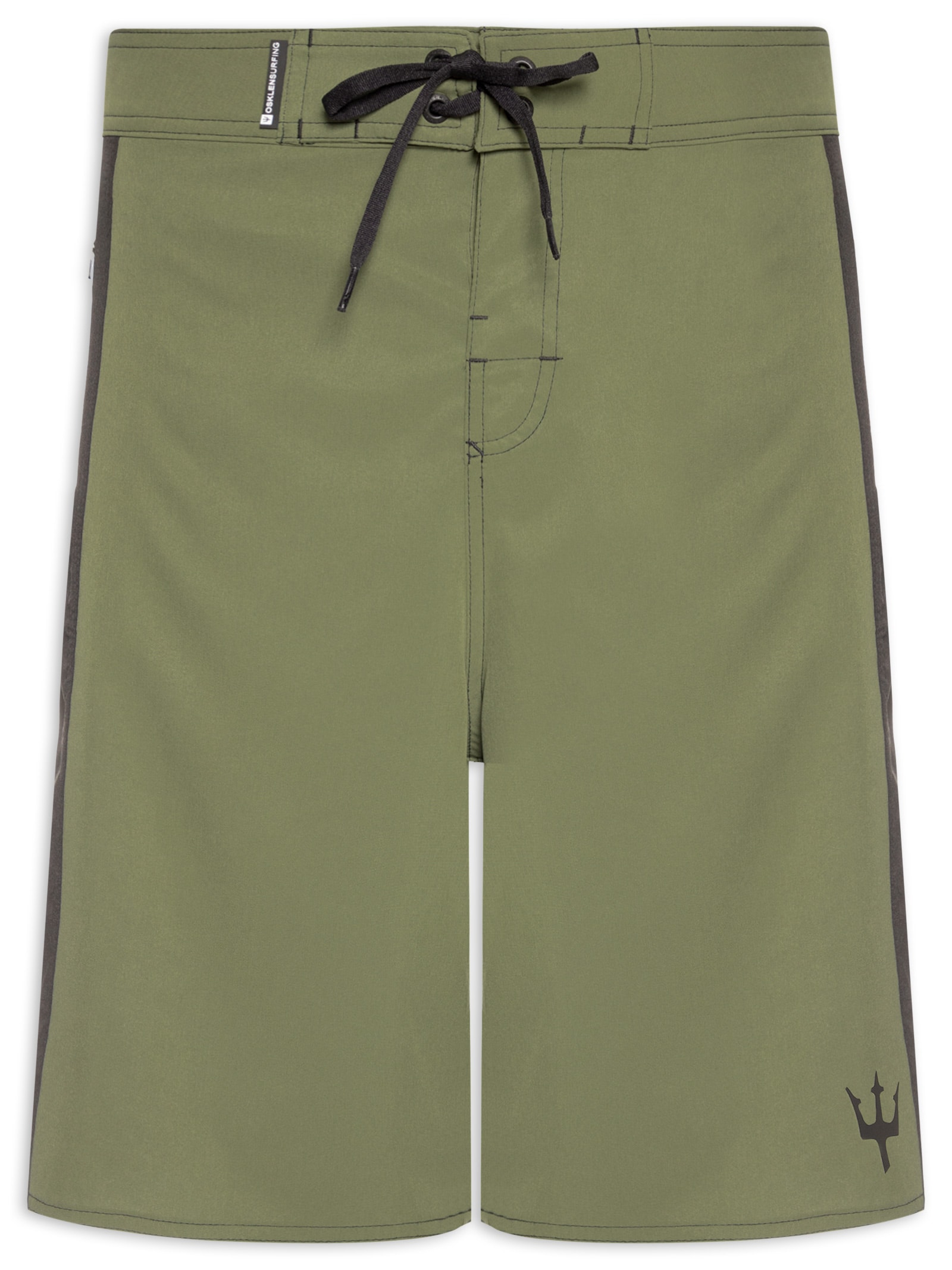 Bermuda Masculina Beachwear Pacific Cut Over Verde Osklen