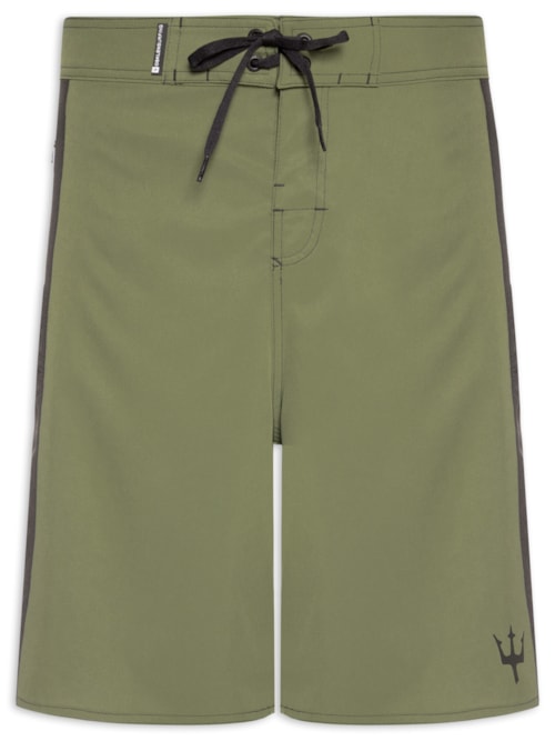 Bermuda Masculina Beachwear Pacific Cut Over – Verde