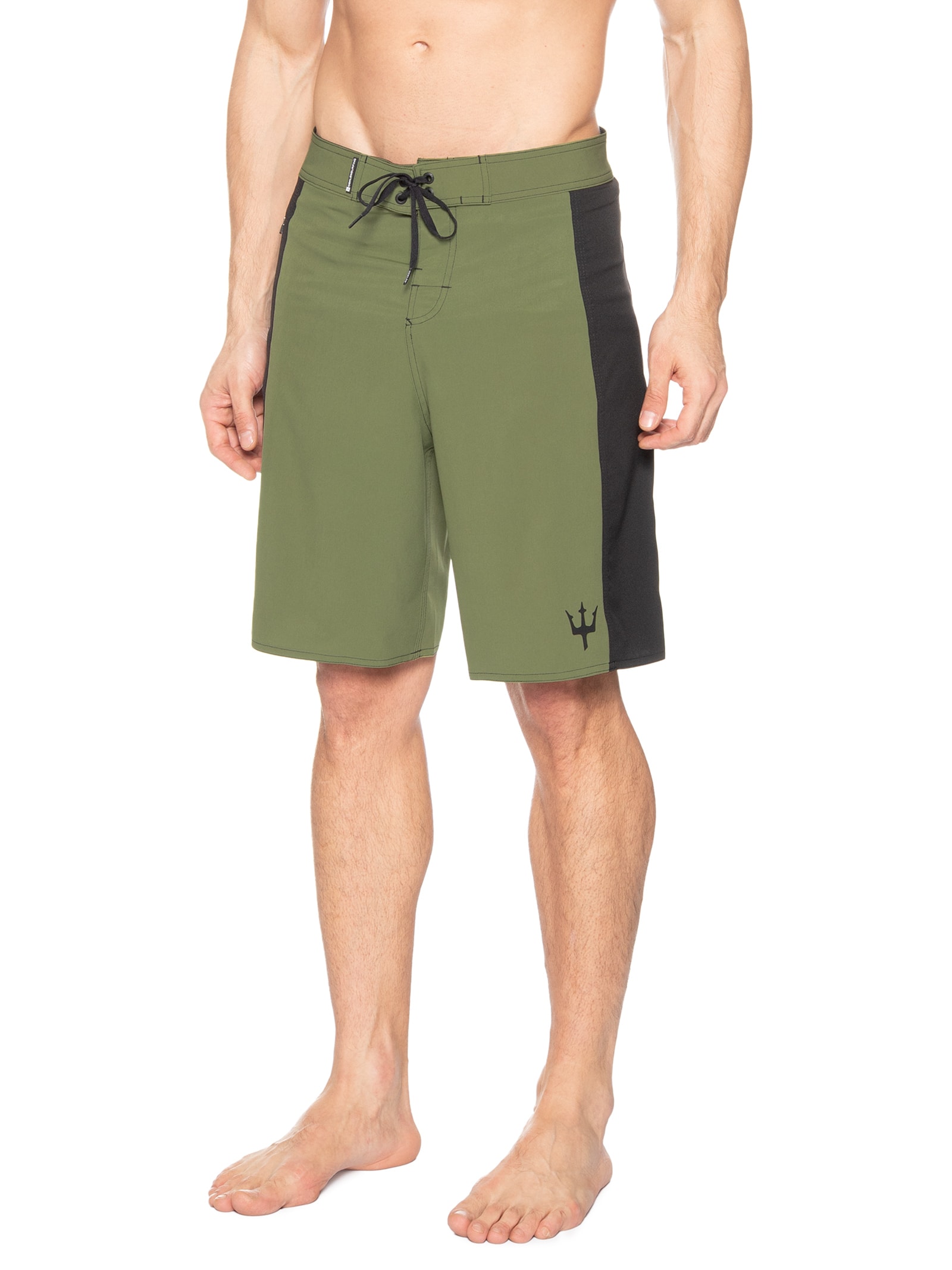 Bermuda Masculina Beachwear Pacific Cut Over Verde Osklen